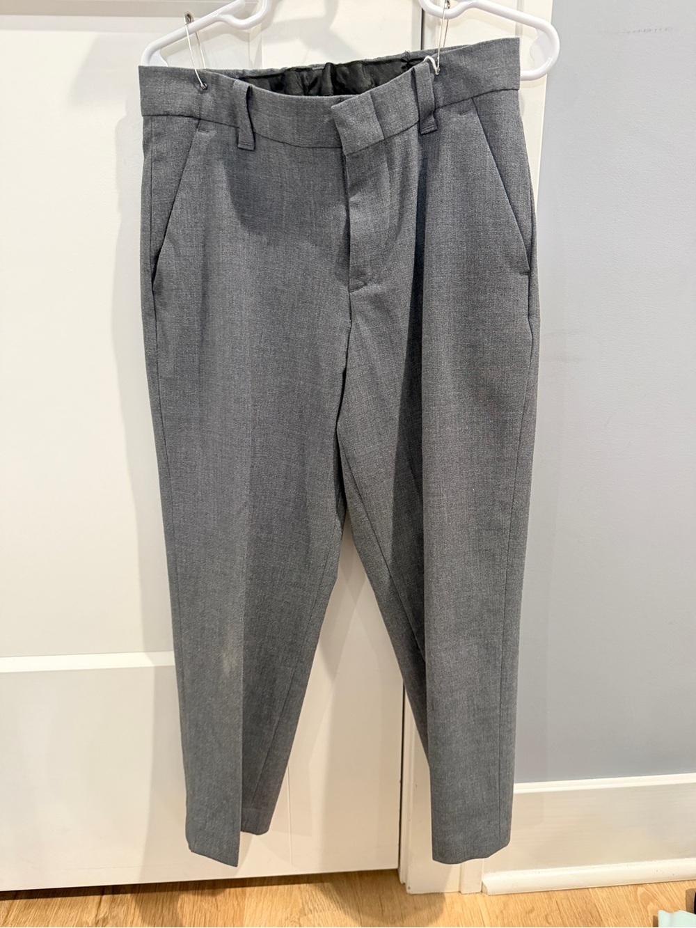 Calvin Klein Gray Tailored Dress Pants
